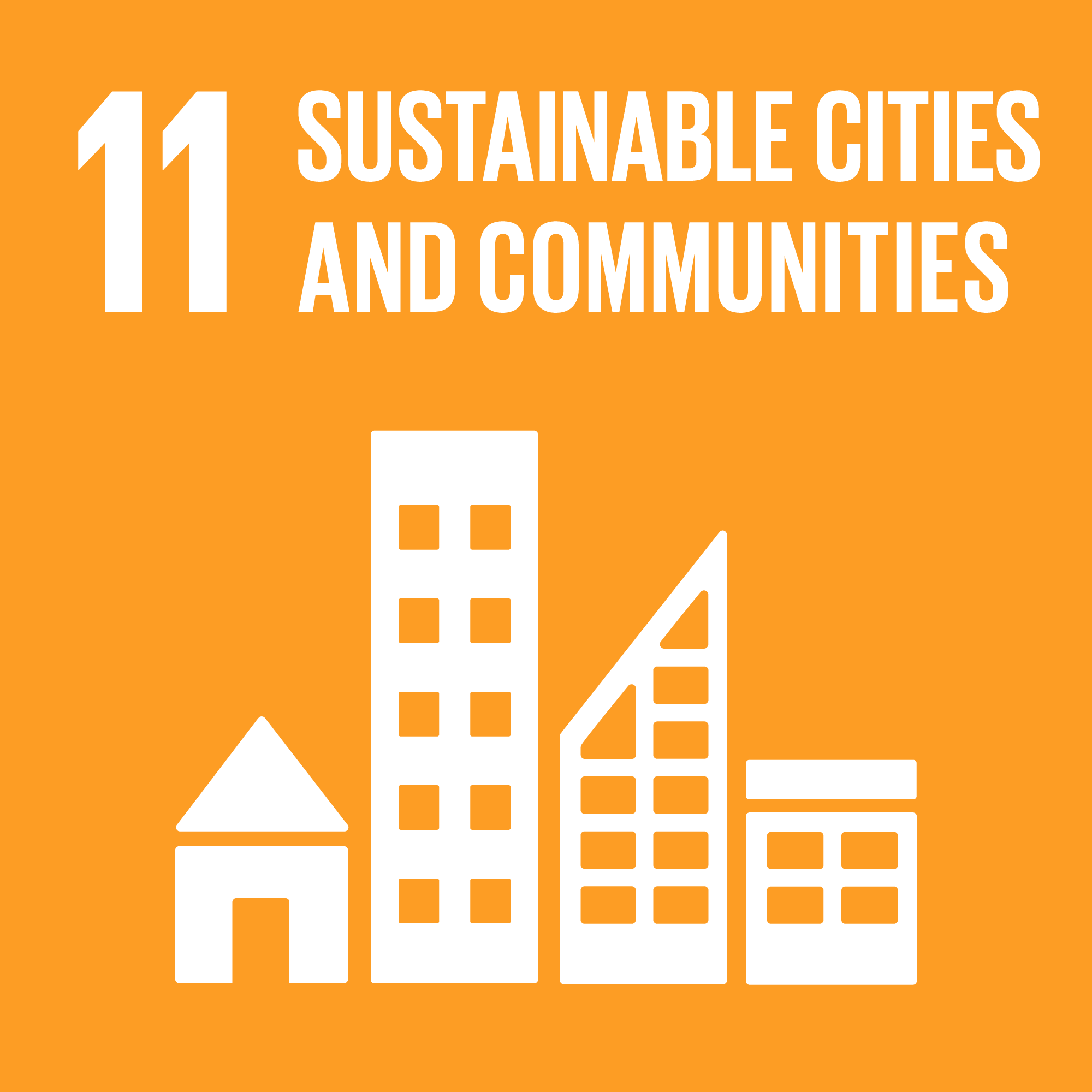 Goal 11: Sustainable Cities and Communities - Make cities and human settlements inclusive, safe, resilient and sustainable