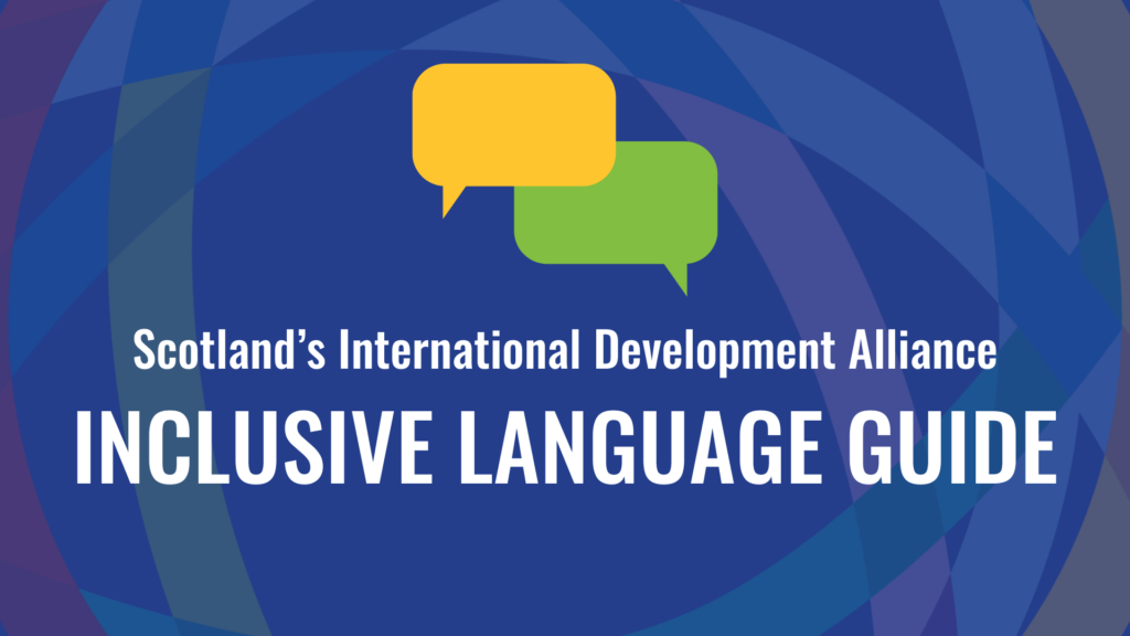 Moving on from a discussion: writing an inclusive language guide